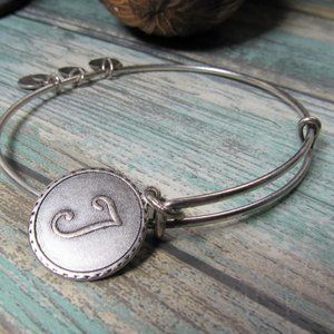 Alex And Ani J Charm Bracelet